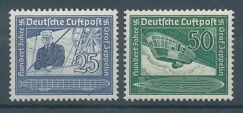 Deutsches Reich 1938, Graf von Zeppelin,  Mi.-Nr. 669-670 Satz einwandfrei **