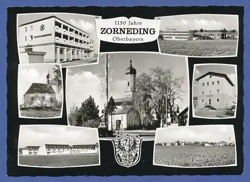 AK Bayern 1150 Jahre Zorneding bei München , 7 Bilder, Anfang 1960er Jahre 