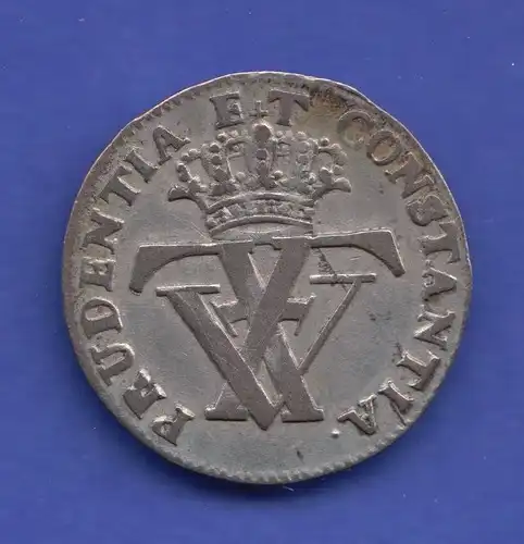 Dänemark 1764 4 Skilling danske Prudentia Et Constantia, gute Erhaltung ! 