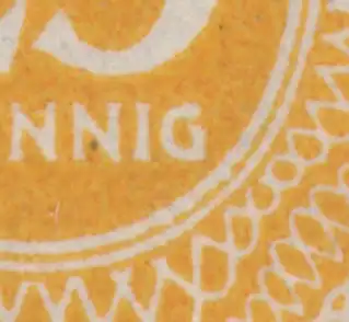 Ziffer 25 Pfg. Mi.-Nr. 927 Unterrand-3er mit HAN 4039.46 **, rechts PLF 927 II 