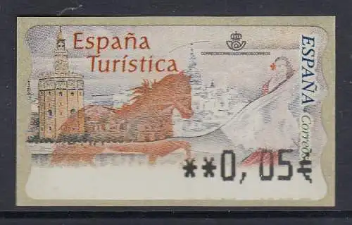 Spanien ATM Tourismus Sevilla,  Wert in € 5-stellig breit Mi.-Nr. 116.4