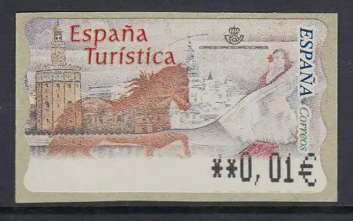 Spanien ATM Verkehrserziehung, Wert in € 5-stellig breit, Mi.-Nr. 111.4