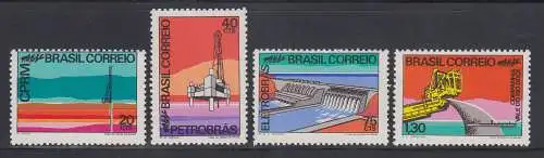 Brasilien 1972 Bodenschätze  Mi.-Nr. 1312-1315 **  Brasil RHM C-728-731
