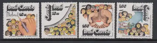Brasilien 1972 Nationale Entwicklung, Mi.-Nr. 1346-1349 **  Brasil RHM C-759-762