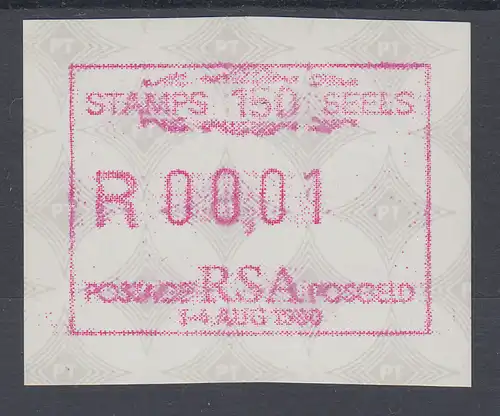 Südafrika FRAMA-Sonder-ATM STAMPS 150 SEELS , rotlila ,  Mi.-Nr. 9d