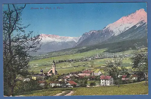 AK Absam bei Hall in Tirol, Gesamtansicht,  gelaufen 1903
