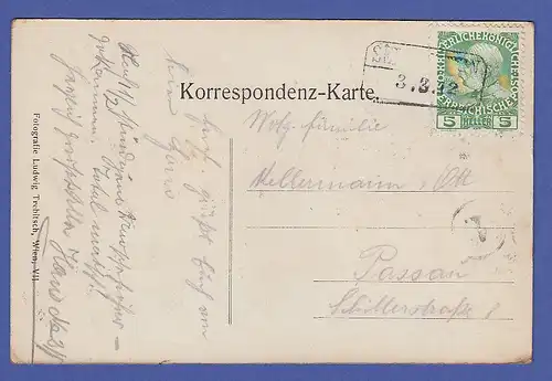AK Österreich Gruß aus Gleissenfeld Karl Müllers Pension zum Türkensturz, 1912