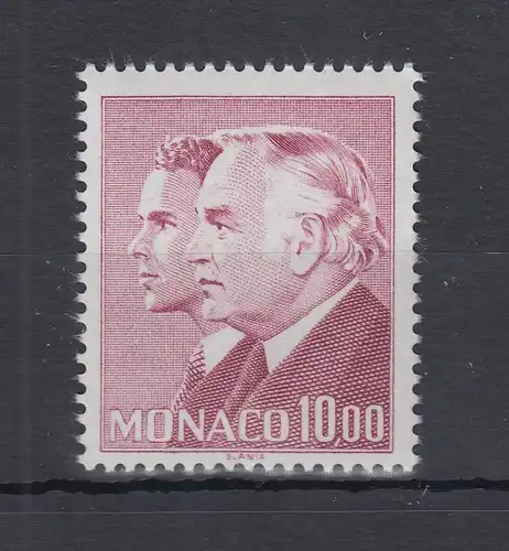 Monaco 1985  Mi.-Nr. 1744 ** Freimarke Fürst Rainier III. und Prinz Albert