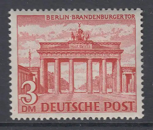 Berlin 1949 Berliner Bauten 3 Mark-Wert, Mi.-Nr. 59 postfrisch **