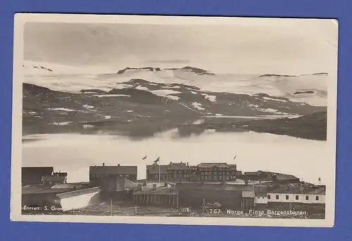 AK Norwegen / Norge  Finse Bergensbanen 1935 gelaufen nach Passau