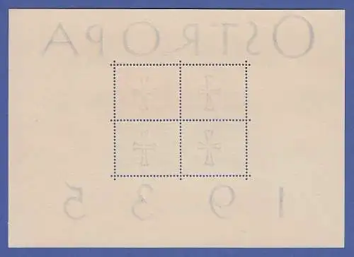 Deutsches Reich Ostropa-Block Block 3 ungebraucht in sehr guter Erhaltung.