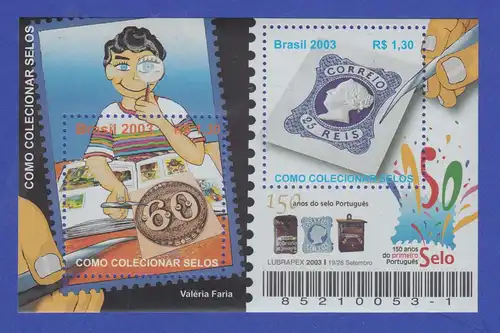 Brasilien 2003 Block 123 ** Briefmarken-Sammeln  / Brasil RHM Bloco B-132