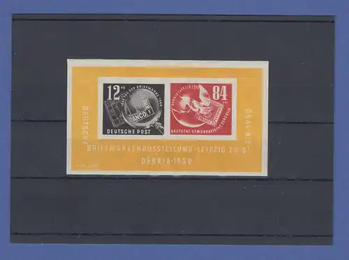 DDR 1950, DEBRIA-Block Mi.-Nr. Block 7 ** 