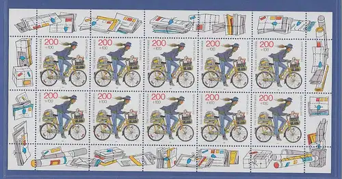 Zehnerbogen  ** 1995  Mi.-Nr. 1814  Tag der Briefmarke