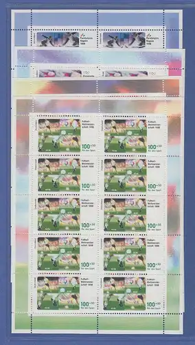 Zehnerbogen-Satz ** 1998 Mi.-Nr.1968-71 Sporthilfe