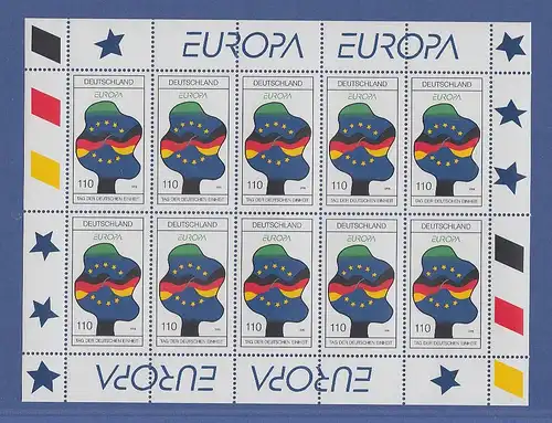 Zehnerbogen ** 1998 Mi.-Nr. 1985 Europa Tag der Deutschen Einheit