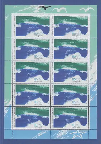 Zehnerbogen ** 1998 Mi.-Nr. 1989 Umweltschutz Küsten- und Meeresschutz