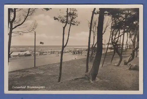 AK Mecklenburg Ostseebad Brunshaupten,  gelaufen 1937