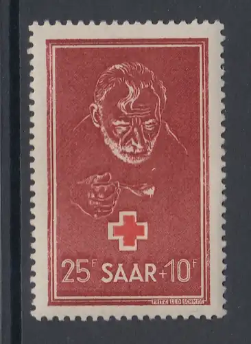 Saar 1950 Rotes Kreuz Armenspeisung Mi.-Nr. 292 ** 