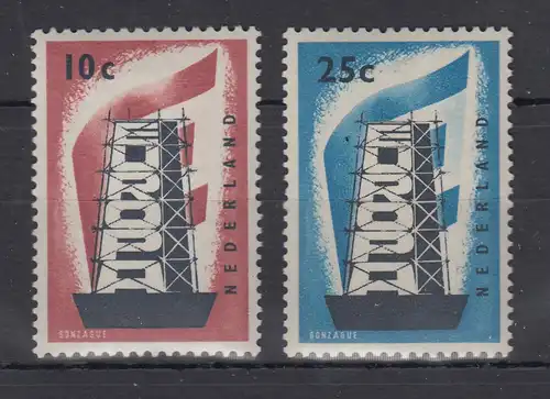 Niederlande EUROPA - CEPT 1956 Mi.-Nr. 683-684 postfrisch in einwandfreier Erh.
