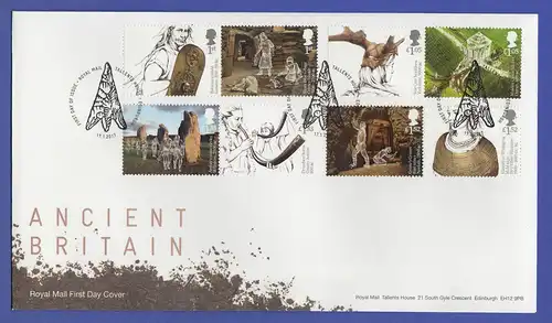 Großbritannien FDC 17.1.2017 Ancient Britain  Archäologische Funde