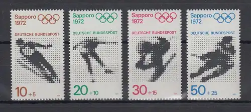 Bundesrepublik 1971 Olympische Spiele 1972 Mi.-Nr. 680-683  ** 