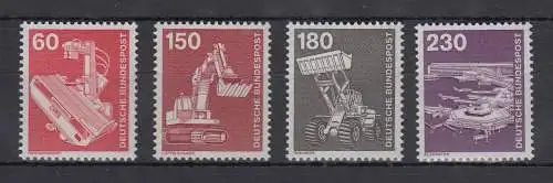 Bundesrepublik 1978-79 Freimarken Industrie und Technik  Mi.-Nr. 990-994 ** 
