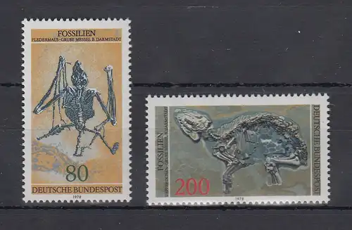 Bundesrepublik 1978 Fossilien   Mi.-Nr. 974-975 ** 