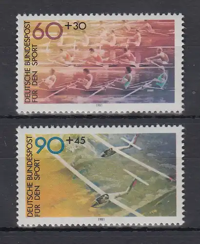 Bundesrepublik 1981 Sporthilfe Mi.-Nr. 1094-1095 ** 