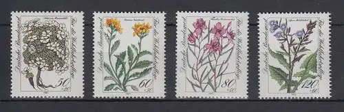Bundesrepublik 1983 Wohlfahrt gefährdete Alpenblumen    Mi.-Nr. 1188-1191 ** 