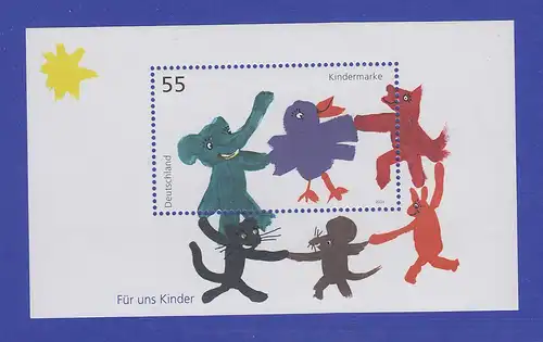 Bundesrepublik 2003 Blockausgabe Für uns Kinder  Mi.-Nr .Block 64 **