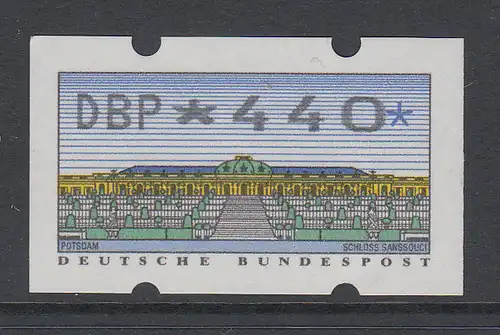 Deutschland ATM Mi.-Nr. 2.2.2 Mettler-Toledo Wert 440 Pfg ** 