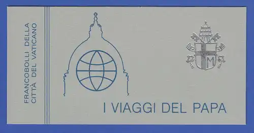 Vatikan Markenheftchen 1984 Mi.-Nr. MH 2 **  Papstreisen