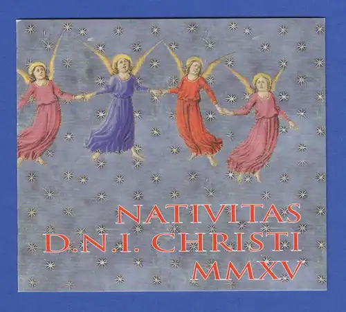 Vatikan Markenheftchen 2015 Mi.-Nr. MH 24 ** Weihnachten