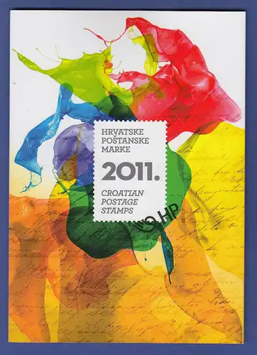 Hrvatska / Kroatien offiz. Briefmarken-Jahrbuch der Post 2011 kpl. bestückt **