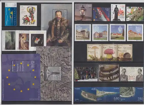 Hrvatska / Kroatien offiz. Briefmarken-Jahrbuch der Post 2013 kpl. bestückt **