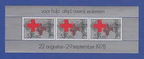 Niederlande Blockausgabe 1978 Mi.-Nr. Block 18 **  Rotes Kreuz