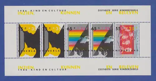 Niederlande Blockausgabe 1986 Mi.-Nr. Block 29 **  Kind und Kultur