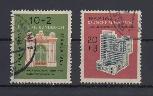 Bund 1953 IFRABA Mi.-Nr. 171 und 172  Satz  sauber gestempelt  