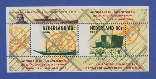 Niederlande Blockausgabe 2000 Mi.-Nr. Block 66 ** AMPHILEX 2002 Amsterdam