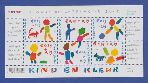 Niederlande Kleinbogen 1995 Mi.-Nr. 1531 ** "Zehn für Europa" 