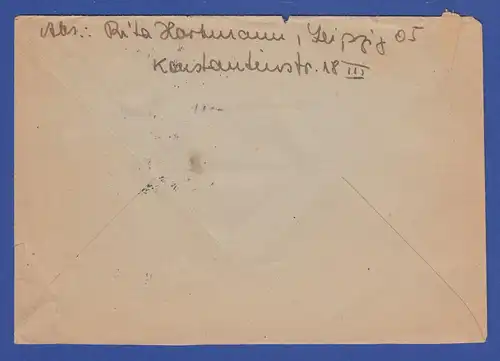 Brief aus der DDR 1957 adressiert an Hollywood-Schauspielerin Susan Hayward