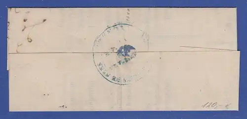 Frankreich Portomarke 30 Centimes Mi.-Nr. 8 auf Brief aus SENS-S-VONNE 1881