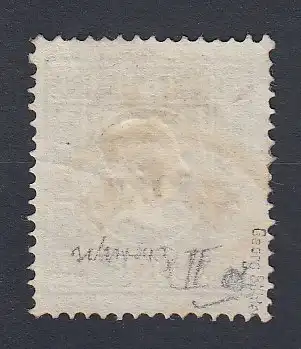 Österreich Franz Joseph 3Kr. schwarz Mi.-Nr. 11 II a  O TRIEST, mit KB Goller