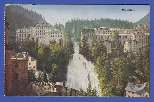 AK Österreich Kurort Badgastein Wasserfall 1932