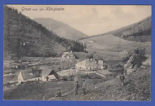 AK Österreich Gruss von der Königsalm 1907