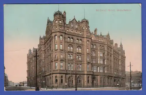 AK England Manchester Midland Hotel 1913