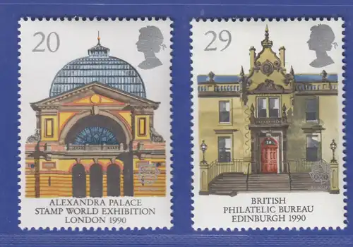 Großbritannien 1990 Europa: Postalische Einrichtungen Mi.-Nr. 1261-1262 Satz ** 