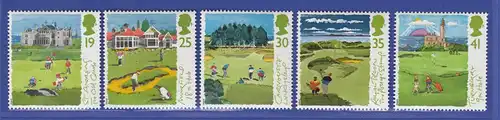 Großbritannien 1994 Golfclub Edinburgh Mi.-Nr. 1522-1526 Satz **