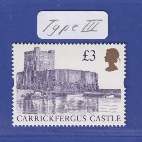 Großbritannien 1995 Freimarken: Britische Burgen Mi.-Nr.1586 Type III